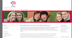 Desktop Screenshot of frauenaerzte-ansbach.de